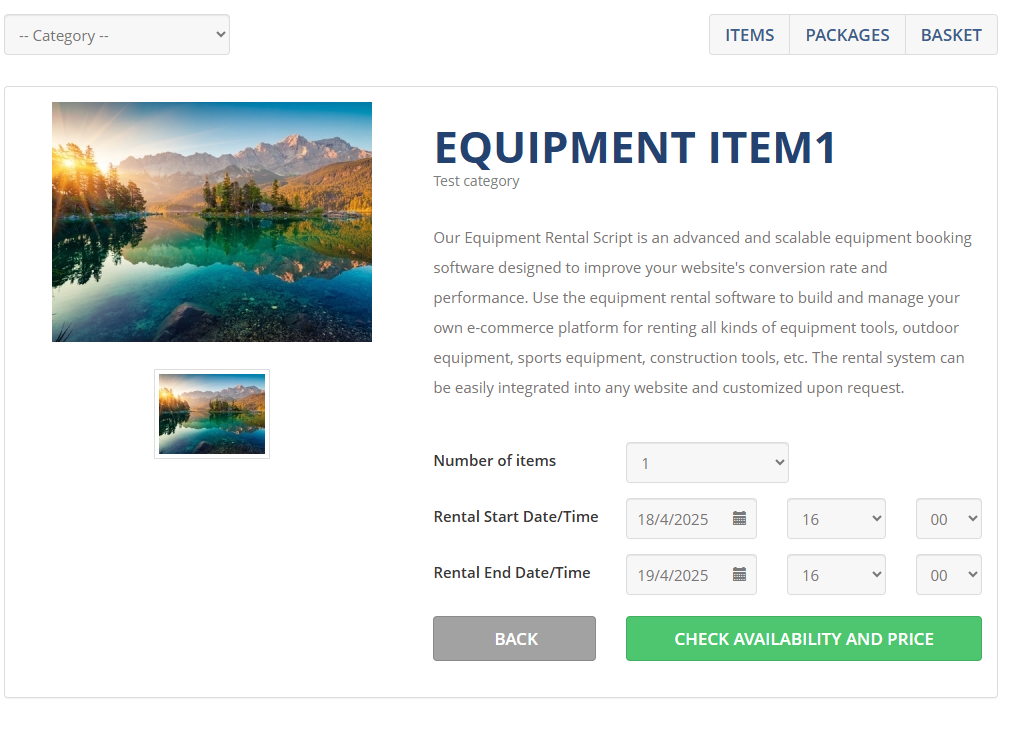 Demo Reservas Online